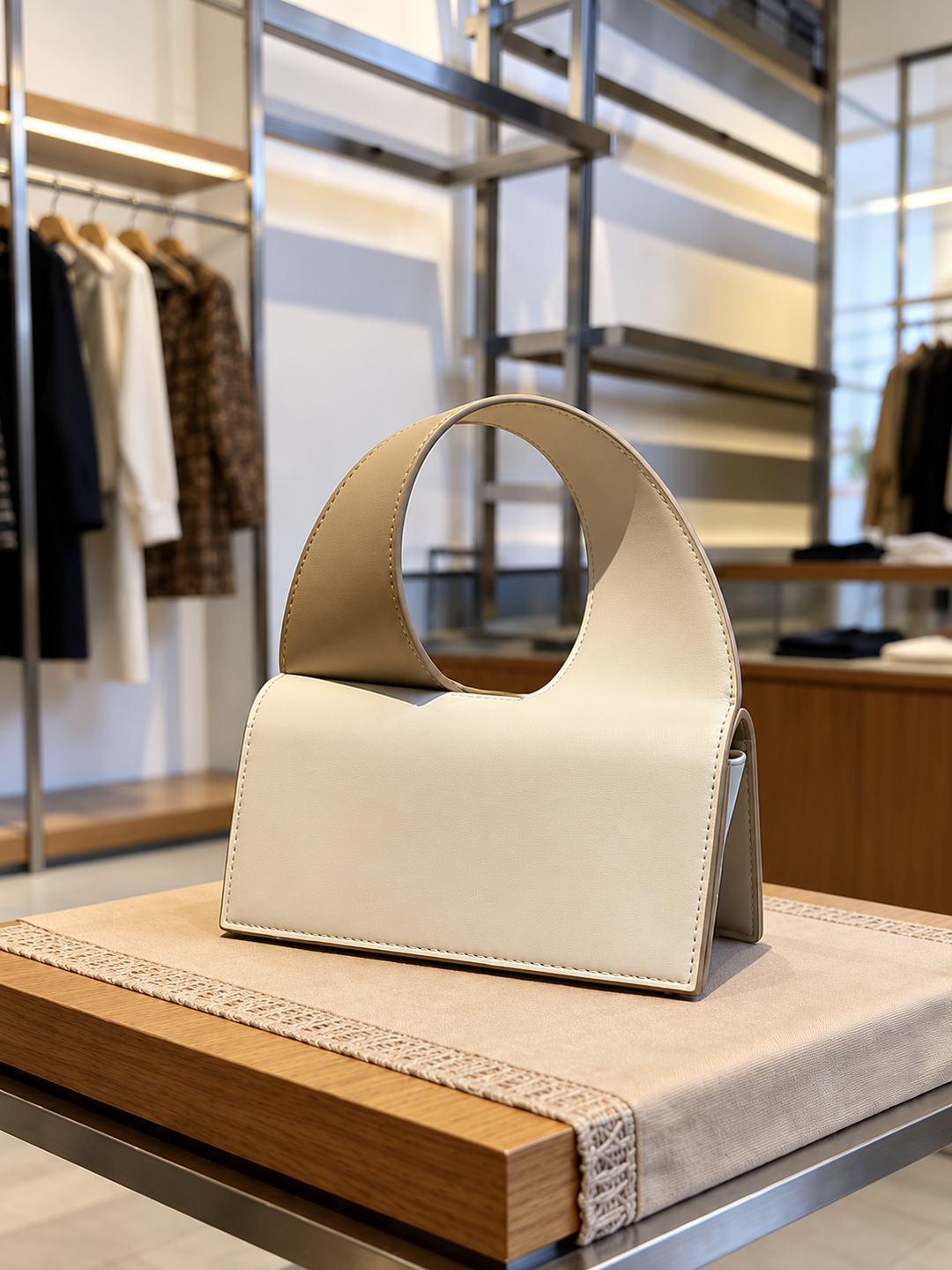 Color-Block Top Handle Crossbody Bag