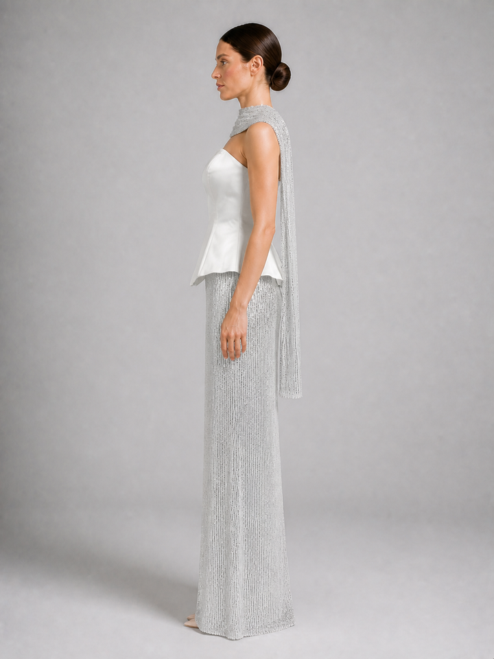 Marina Pale-Blue Two-Piece Evening Set – view 3