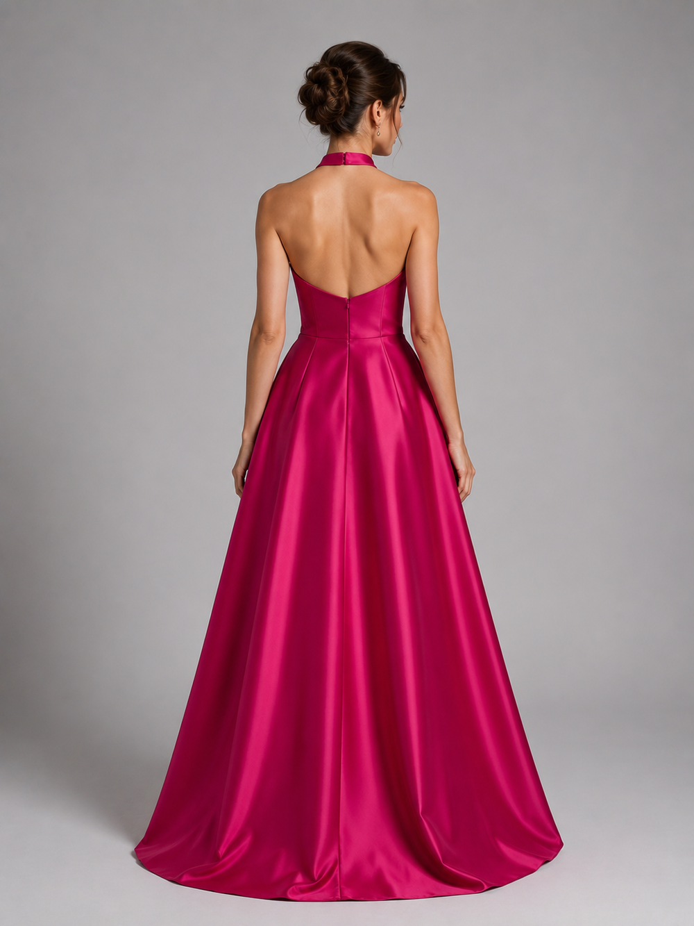 Rosalie Fuchsia Strapless Ball Gown – view 1